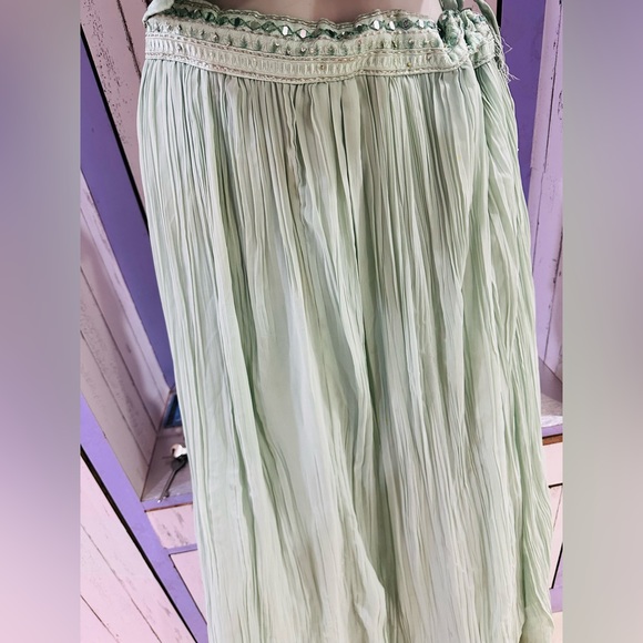 Trending embroidered crop top,crinkled skirt with can can n shrug, a party wear - Picture 5 of 14